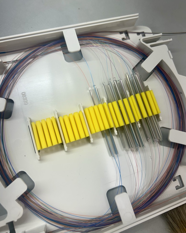 photo of fibre optic wiring